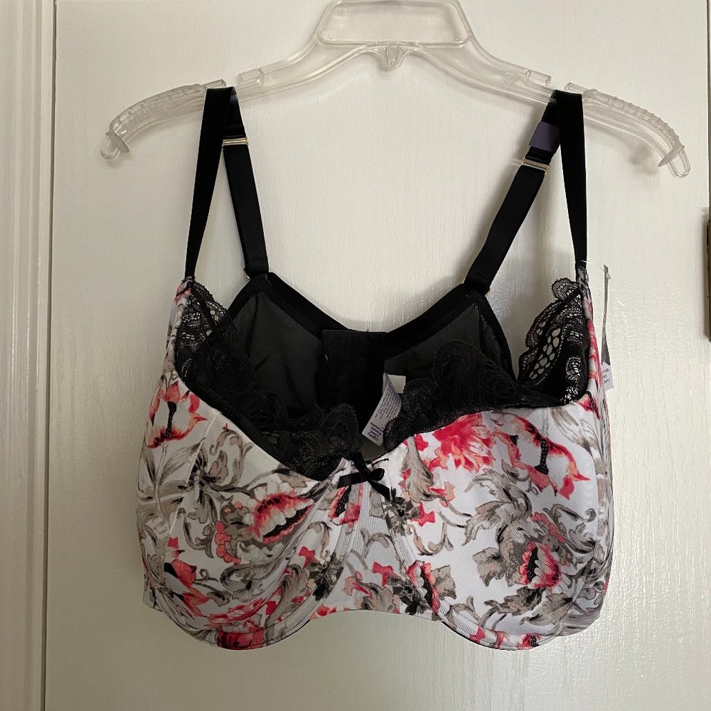 NEW cacique floral french balconette bra